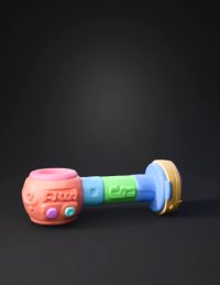 3d model: caca Fidget con doble helice