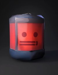 3d model: Low poly 3D model of a mystical talisman shape of a small octagonal