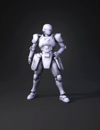 3d model: make the one side plane