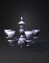 3d model: generate a chandelier for a human fall flat level